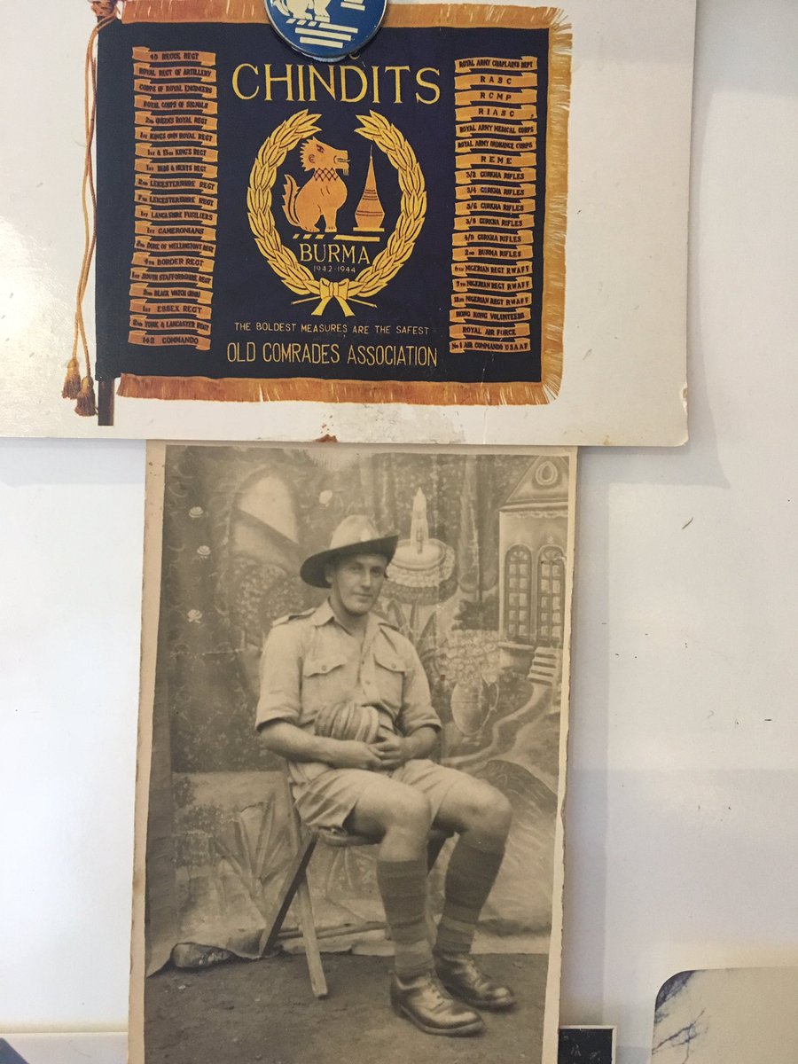 LeeDB_'s tweet photo. @BritishArmy @Jakeharrison198 #Chindit75 excuse to share my G-Dad again 😘😀🇬🇧 &amp; some of his comrades #SF #Burma #operationthursday #operationlongcloth “The boldest measures are the safest” https://t.co/3zGMAQgxTV
