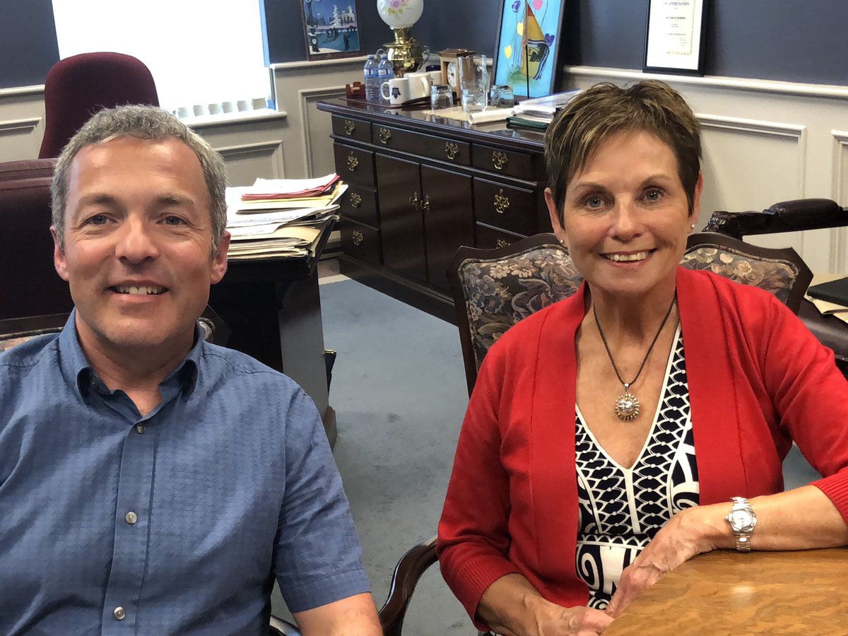RCCAtlantic's tweet photo. Thanks Mayor Grant @Rothesay_NB &amp; Town Manager Jarvis for discussing #retailer initiatives to reduce envir footprint related to plastic bags. #Retailer initiatives are effective. If municipal units must act, harmonization is key. @loveretail @RetailCouncil @CCCD_Philippe https://t.co/FNJizSJz3R