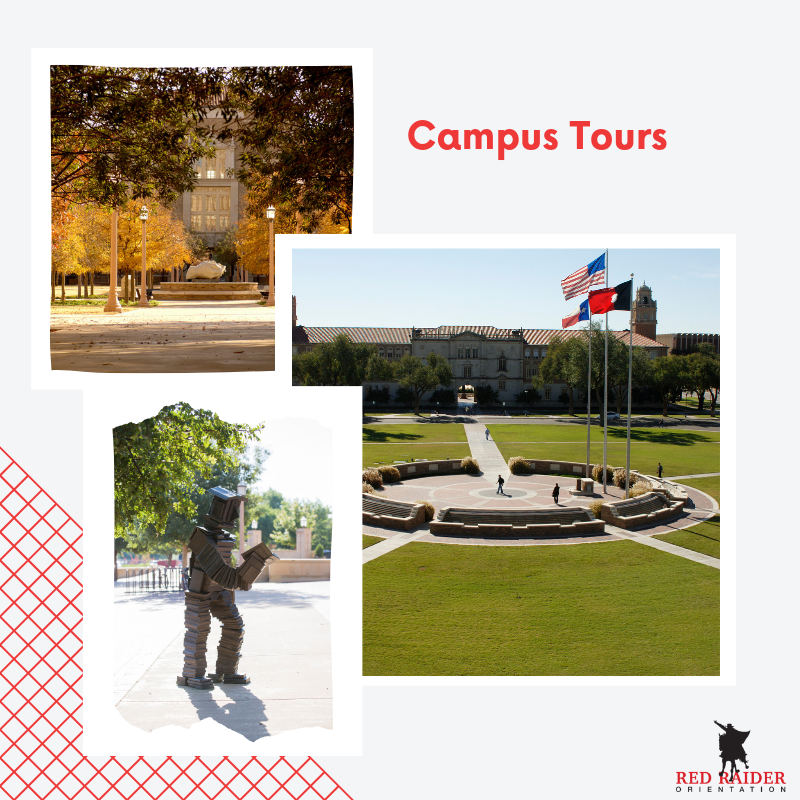 Get to know our beautiful campus! 🏫Walking tours are offered during your RRO session. 🤳
.
.
.
#RRO19 #TTU23 #wreckem