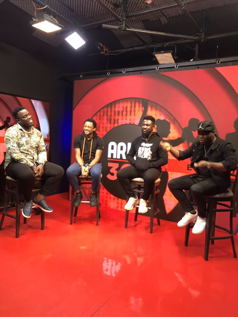 fluxfactoryltd's tweet photo. It was an amazing and fun time @ARISEtv with #AfricasPremiumBand @alternatesound_
.
.
#AfricasPremiumBand #AlternateSound #FluxFactoryMusic #bottlecapchallange #Money #Blessings #MondayMood https://t.co/Z8sBOVpLEs