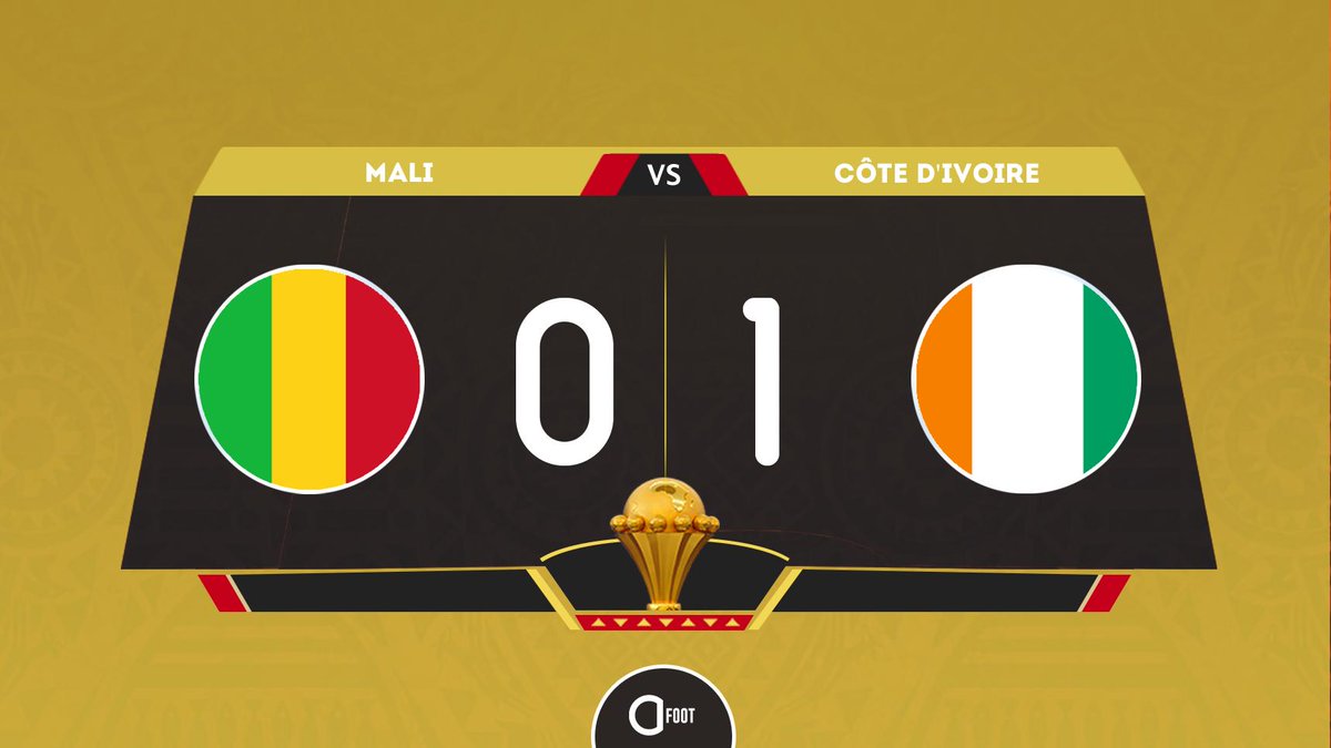 ⏱ TERMINÉ !

MALI 🇲🇱  0-1  🇨🇮 CÔTE D'IVOIRE

La Côte d'Ivoire élimine le Mali grâce à un but de Zaha et prend rendez-vous avec l'Algérie en quarts de finale de la #CAN2019
