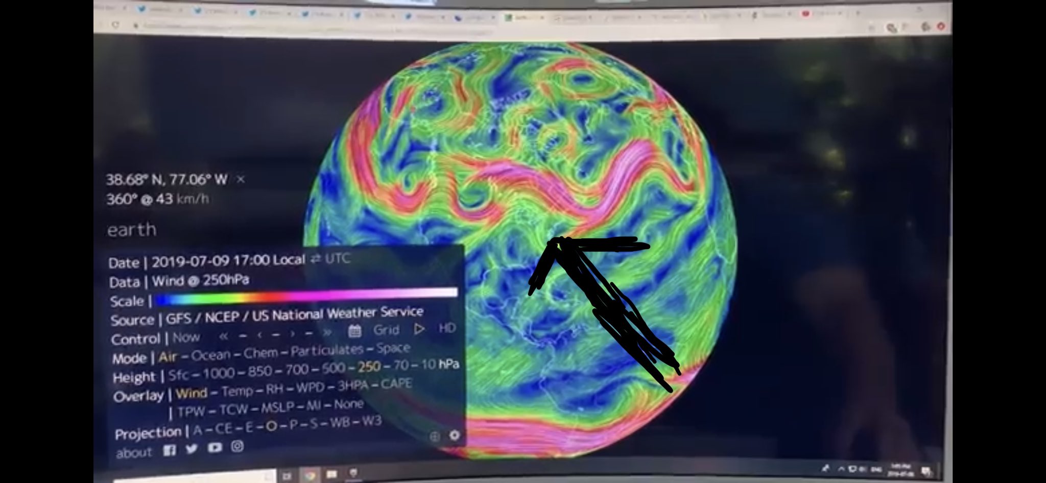 Paul Beckwith Tiny Blip In Jet Stream Submerges Large Parts Of Washington Dc T Co Fvbn92robe Weather Weathercloud Washingtondc Washington Floods Flooding Mdwx Vawx Frederickmd Dcwx Flashflood Flashfloodemergency