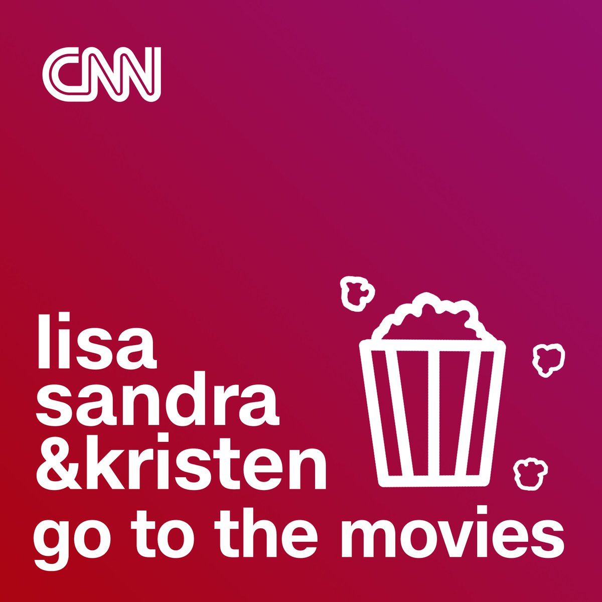 CNNAudio's tweet image. Lights, camera, ACTION! 🎬 Introducing our *NEW* #podcast: "Lisa, Sandra &amp;amp; Kristen Go to the Movies!" Subscribe now and hear @LisaFranceCNN, @TheSandraG &amp;amp; @kristenmeinzer in conversation with award-winning actors, directors, costume designers &amp;amp; more! 🍿 podcasts.apple.com/us/podcast/int…