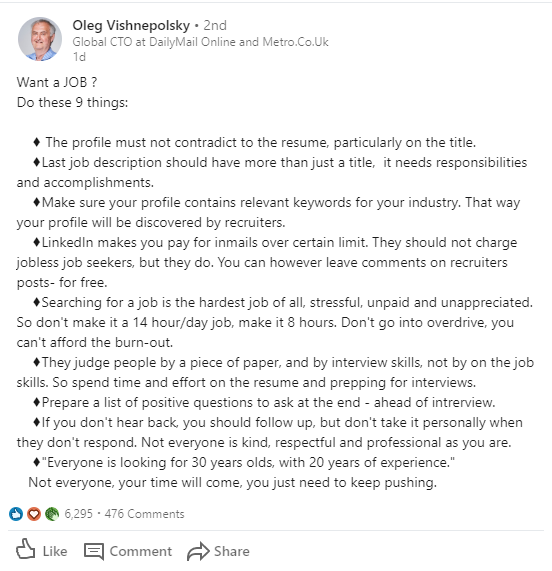 TheJobfather__'s tweet image. Some Key #ResumeTips from LinkedIn 

#JupiterHR