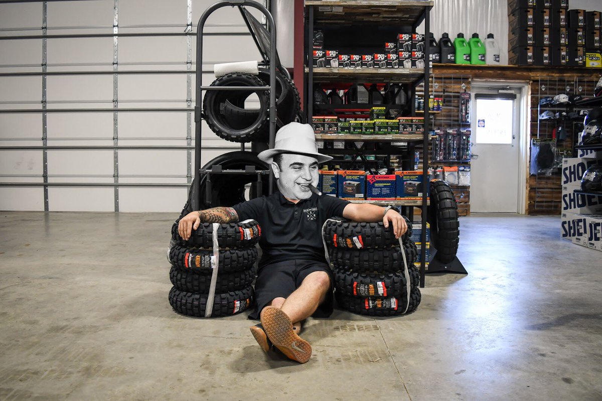 MotorBikeWorks's tweet photo. If Al Capone rode a Grom he’d be using these outrageously awesome new Mobber Grom Tires. Give us a call in the AM to snag a set before they’re gone.
#MobLifeMonday #motorbikeworks #dallastx #dfwmotorcycles https://t.co/mQp92Ubc18