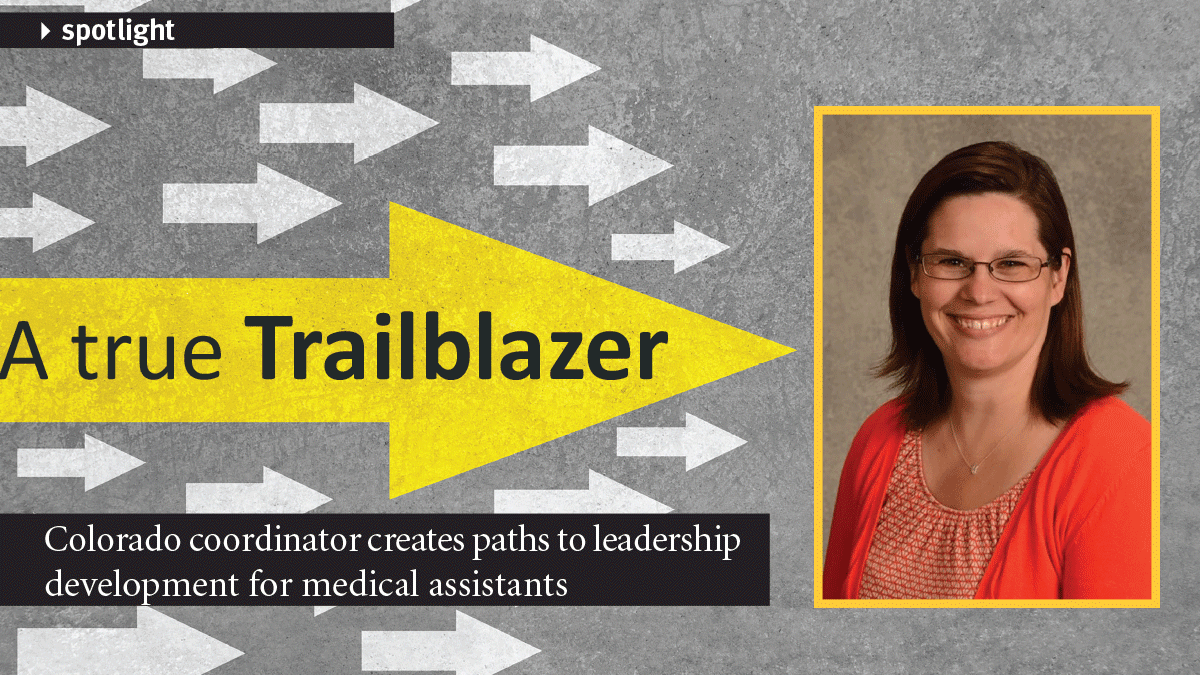 AAMAOfficial's tweet photo. #MedicalAssistantMonday “I want #medicalassis­tants to know how valuable their work is and to feel like they are an important part of the team," says Harper Garret, CMA (AAMA).

Read how she helps medical assistants realize their full potential: https://t.co/oOl6kwehku https://t.co/T4Y6jI7jXL