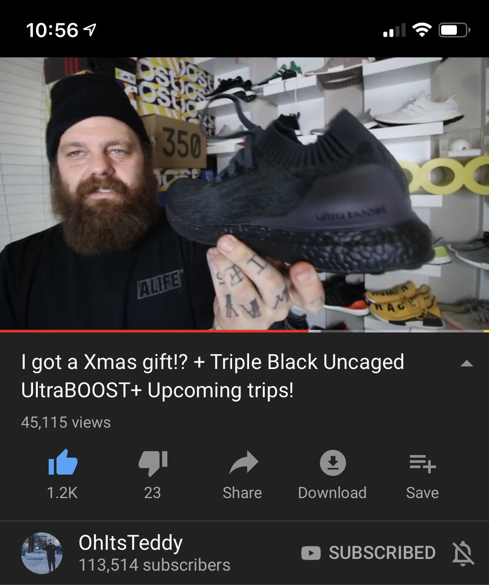 atomsteven's tweet photo. The first video of @OhItsTeddy I saw was this review of the UB uncaged ⚫️⚫️⚫️. I’ve been here since then and it’s been a dope adventure. #boostgod The realest guy on YouTube. https://t.co/fvN7LNcNET