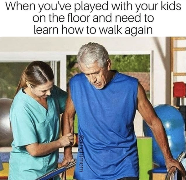 Where's my cane?
#havingkids
#playingwithkids
#gettingold
#parentlife
#balboababy