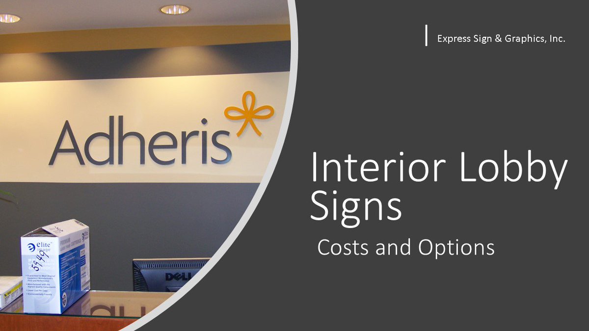 ExpressSignMan's tweet image. Learn More about Custom Acrylic Lobby and Logo Signs - mailchi.mp/9d7a66356e3f/l…