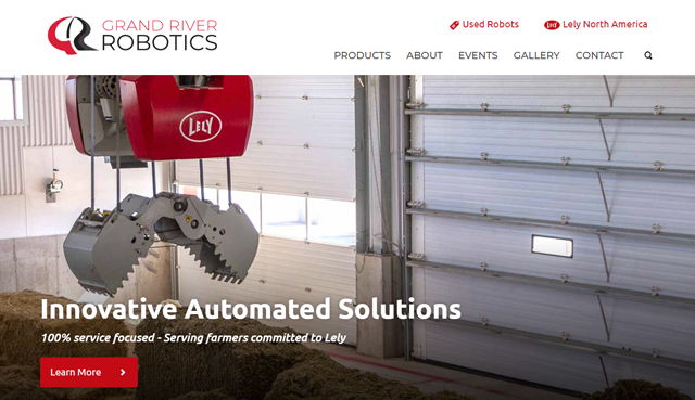 RKDWebStudios's tweet image. A fresh new site for a terrific client! Congrats Grand River Robotics grrobotics.ca #webdesign #webdevelopment #rkdclient #agtech @GRRobotics