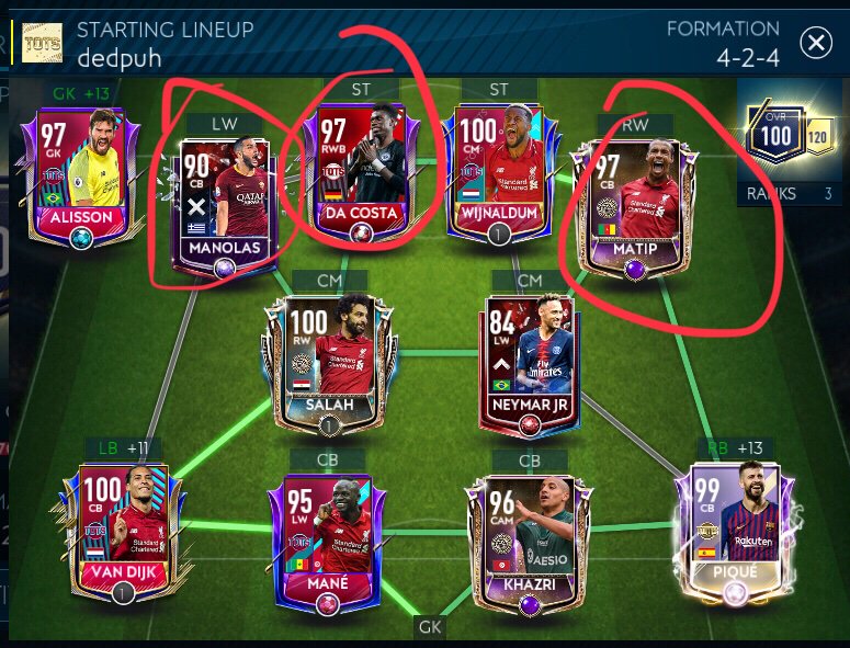 cicikvvv's tweet photo. @FIFAMobileDev Please ban this cheater https://t.co/sy9UA2Qkpy