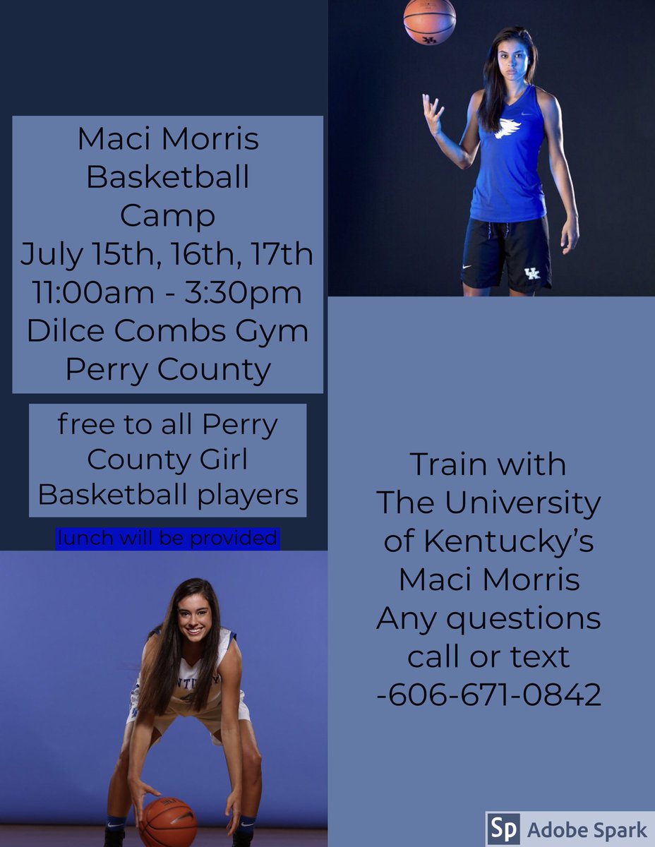 All Grade School Girls Basketball players invited to train with <a href="/Maci4Mo/">Maci</a>      Message 606-671-0842 for info