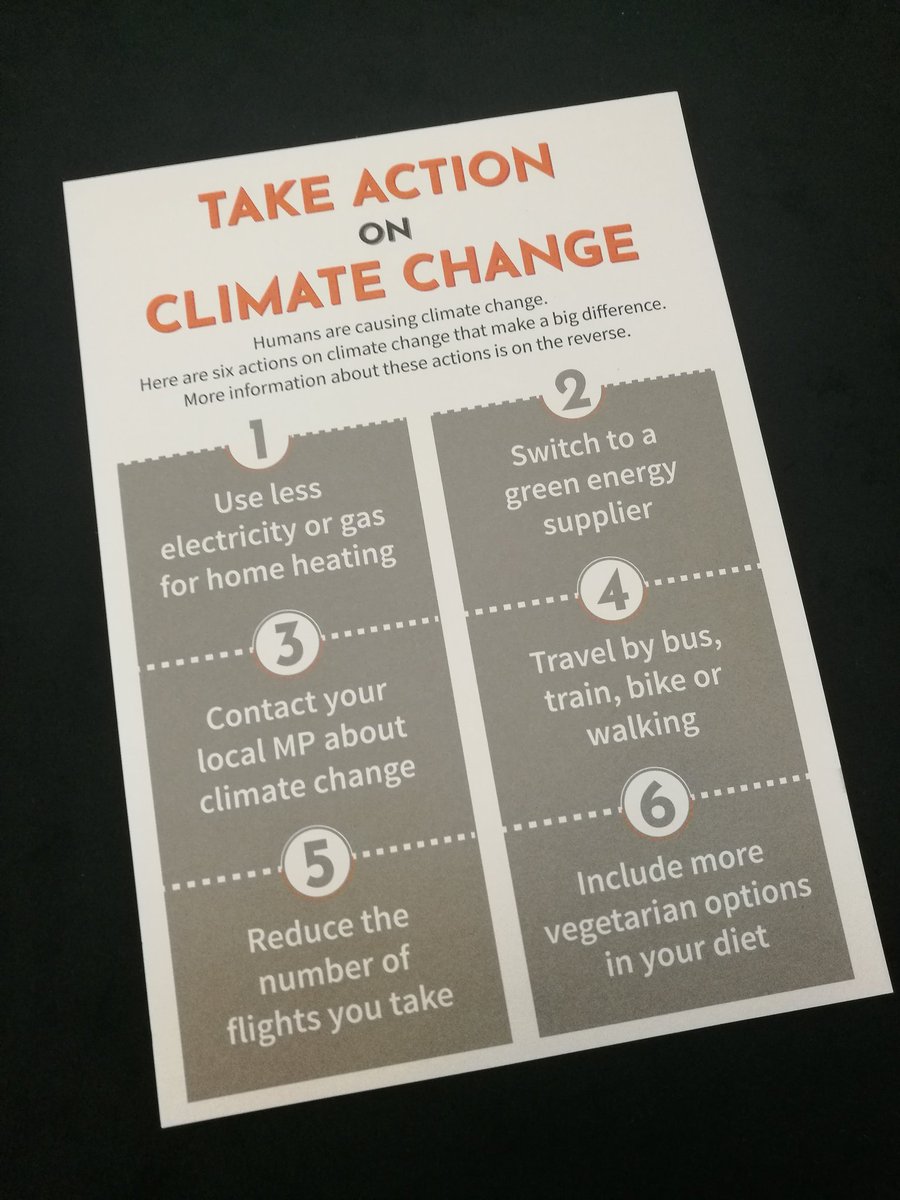 McrClimate's tweet photo. Great simple individuals actions developed by @TyndallCentre - how many are you doing? #mccc19 https://t.co/C3WkSKY7yv