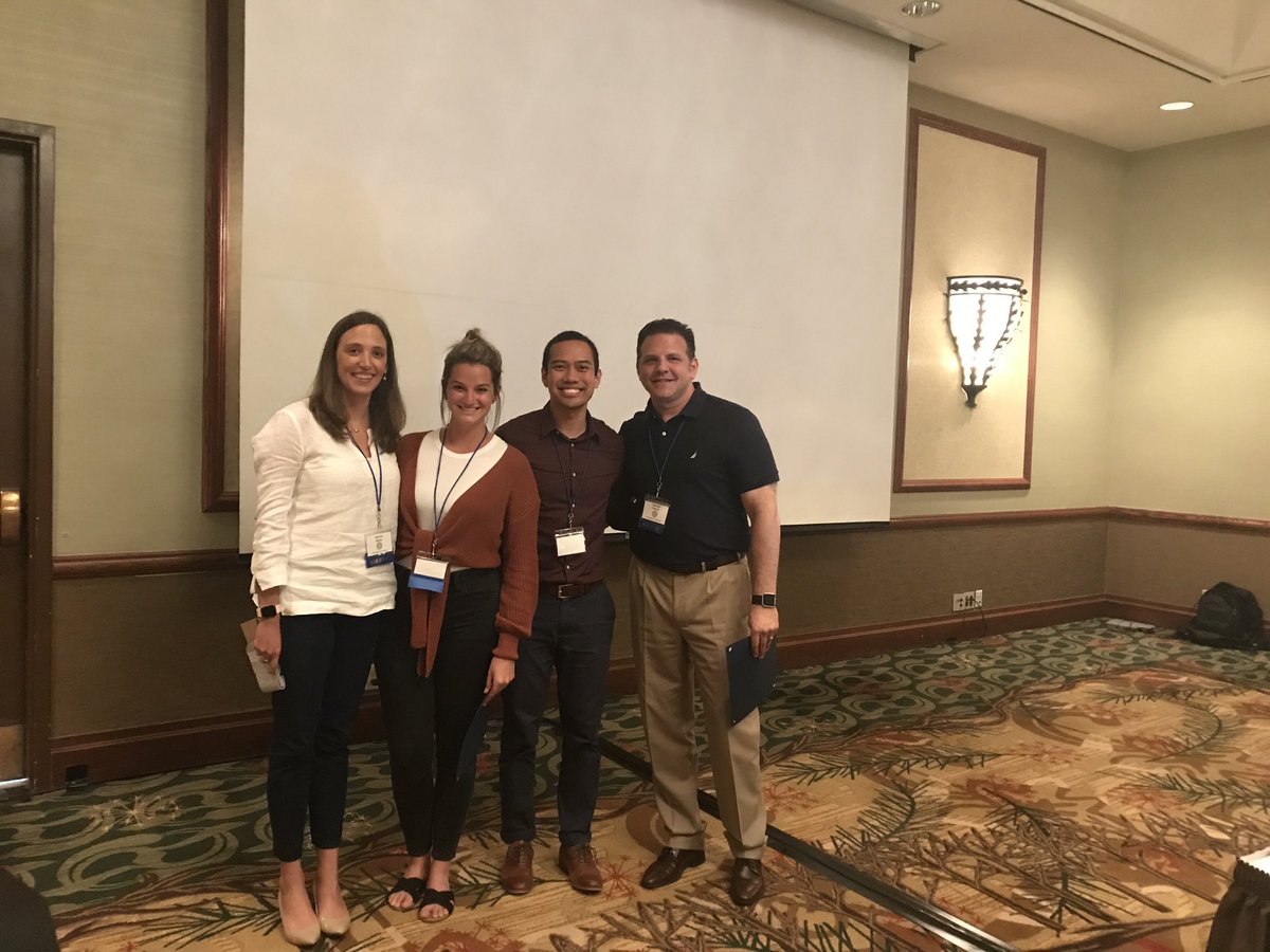 Last years emerging leaders getting recognized at #ASERVIC2019. Our incoming emerging leaders have some big shoes to fill!
