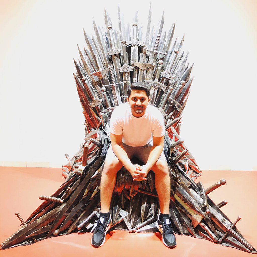 Zaidiistan's tweet photo. We recovered a new Iron Throne after destroyed by Drogon melted in #Prague 🇨🇿 #GameOfThrones #IronThrone #DesiKing https://t.co/j5EKO9KmEM