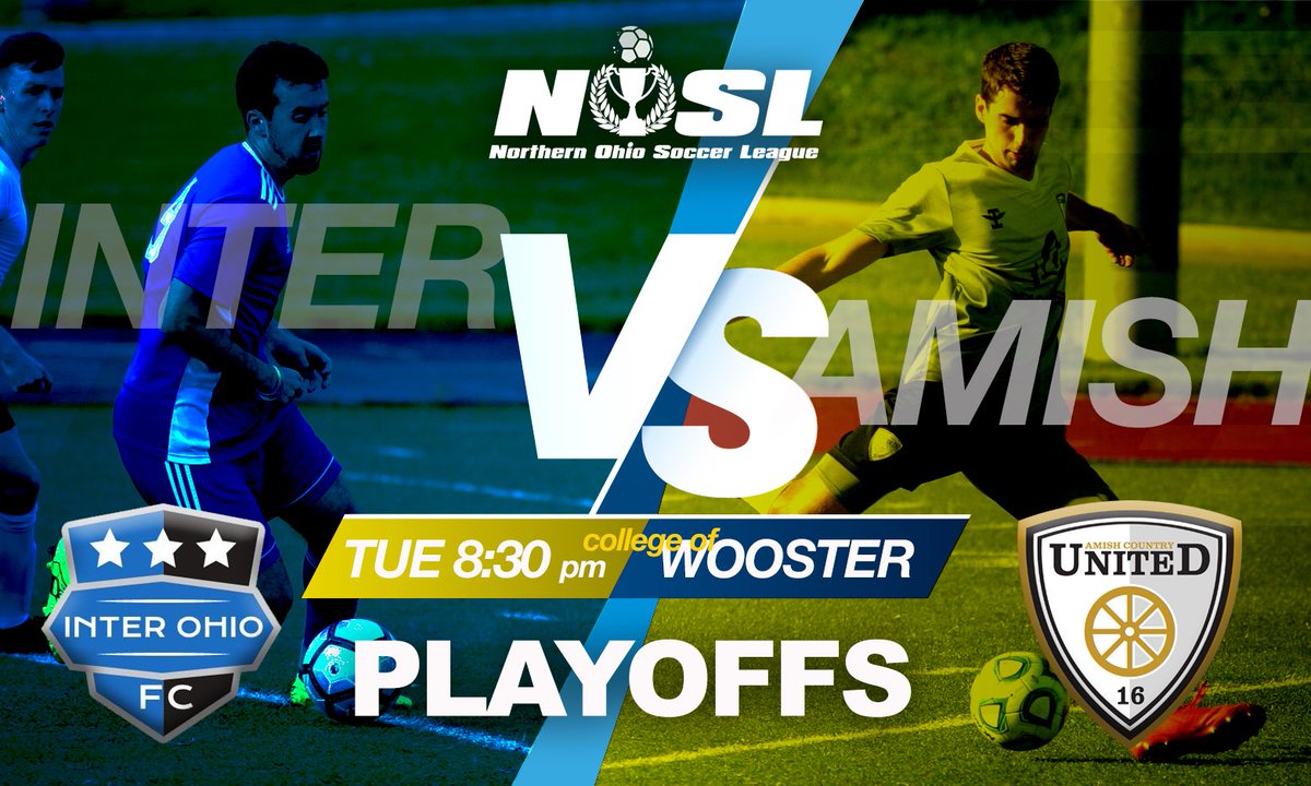 NOSLsoccer's tweet image. Who will take on Accipiter in the Final? Tuesday night we will find out!  Second semifinal sees @InterOhioFC take on @AmishCountryUtd, kickoff at 8:30 PM