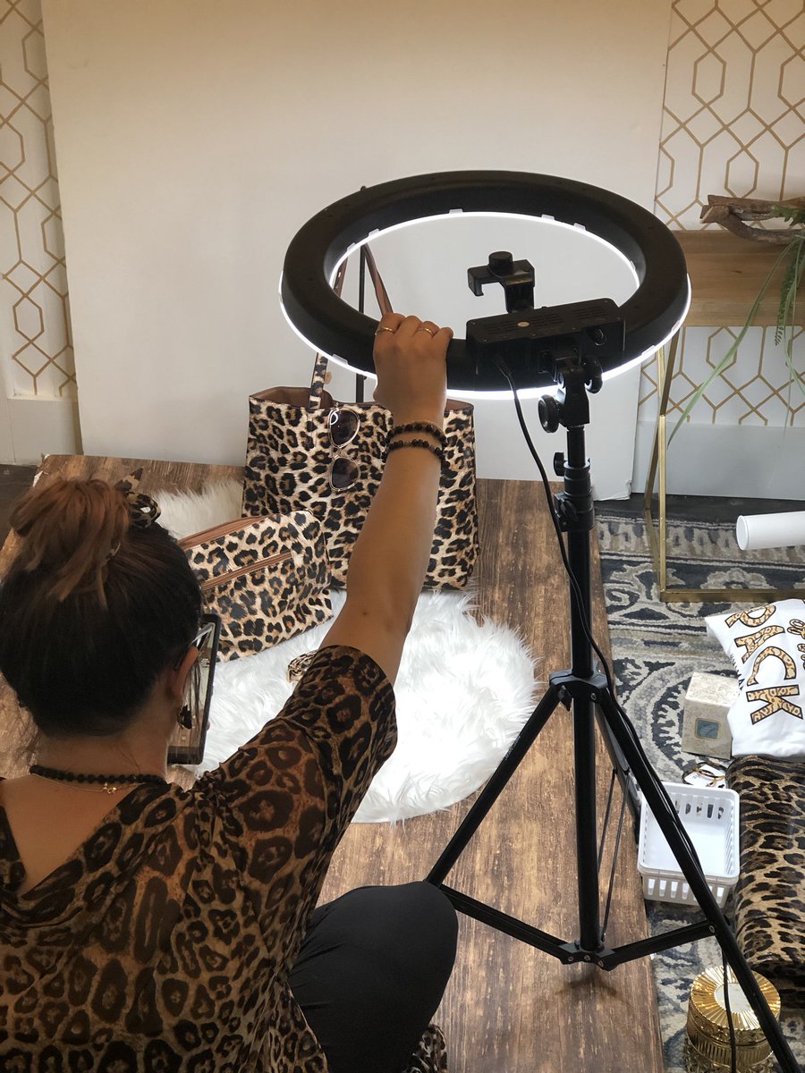 HelloGrigsbys's tweet photo. Behind the scenes, because we don’t think you have enough leopard in your life! #mondaythoughts #bts https://t.co/KbVEvBwJVi