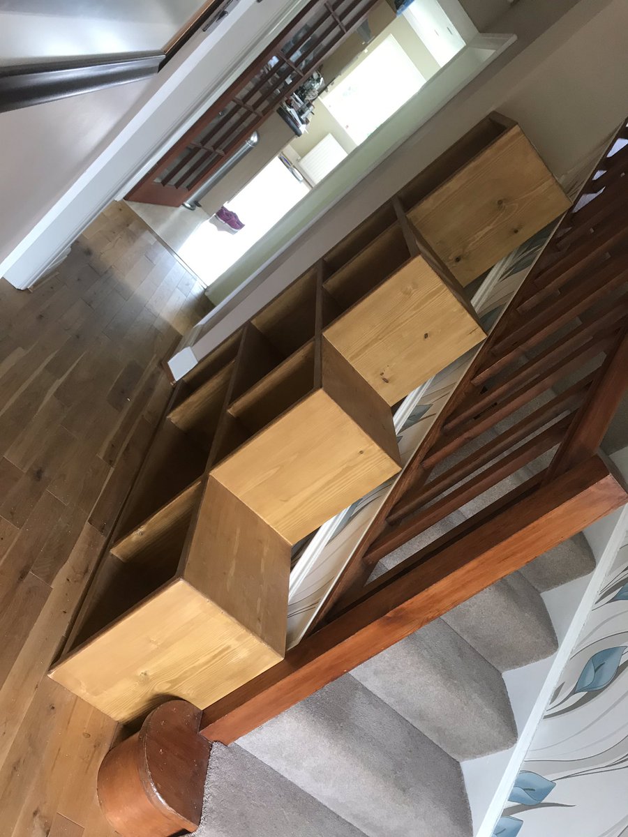 ritdesignsleeds's tweet photo. Bespoke softwood shelving with roll out boxes fitted in Rothwell Leeds all timber supplied by @ArnoldLaver #cabinetmaking #timber #shelving #shelves #bespokecabinets #leeds #yorkshire #wood #joinery #bespokejoinery #bookcase #bespokebookcase #fittedfurniture #ritdesigns https://t.co/fds9gApiyh