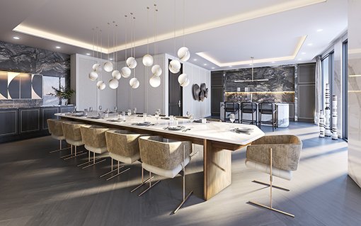 Pureblink_'s tweet photo. @tridel#TheWell Signature Series Dining amenities are a triumph of design with an unmistakable style.
Design by the talented @IIBYIVDESIGN team, brought to your eyes by us ;-)
#Pureblink #BlinkEffect #ArchVisualization #CG #Toronto #Design #Architecture #Modern #Urban #Rendering https://t.co/kZ5W9XyUvO