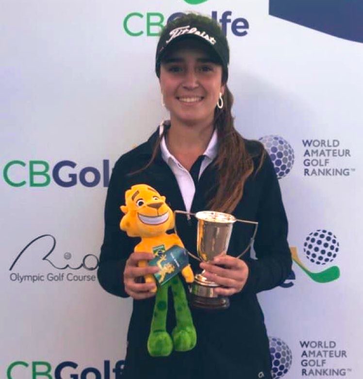 #Río Jimena Marques🇺🇾 conquistó un meritorio 2º Puesto en el 89 Campeonato Amateur de Brasil 🇧🇷 disputado en el Campo Olímpico 💫 Con Rondas de 74-76-75 quedó a 3 golpes de La líder. Ma.Fernanda Escauriza 🇵🇾. En Caballeros, Felipe Garcés 🇪🇨 resultó Campeón.