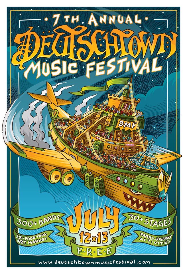 We are playing @DMusicFest in Pittsburgh on Sat July 13th! More info: deutschtownmusicfestival.com
