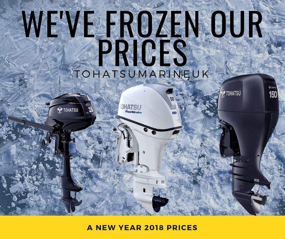 Bizitalk's tweet photo. We are freezing our 2018 prices so there really has never been a better time to buy Tohatsu.
Spread the word. Available from #evotekmarine now! Inc fitting if required
#tohatsu #feelthewind #SimpliqTechnology #shoplocal #marinengineers @Evotekmarine https://t.co/IamIvi3yLm