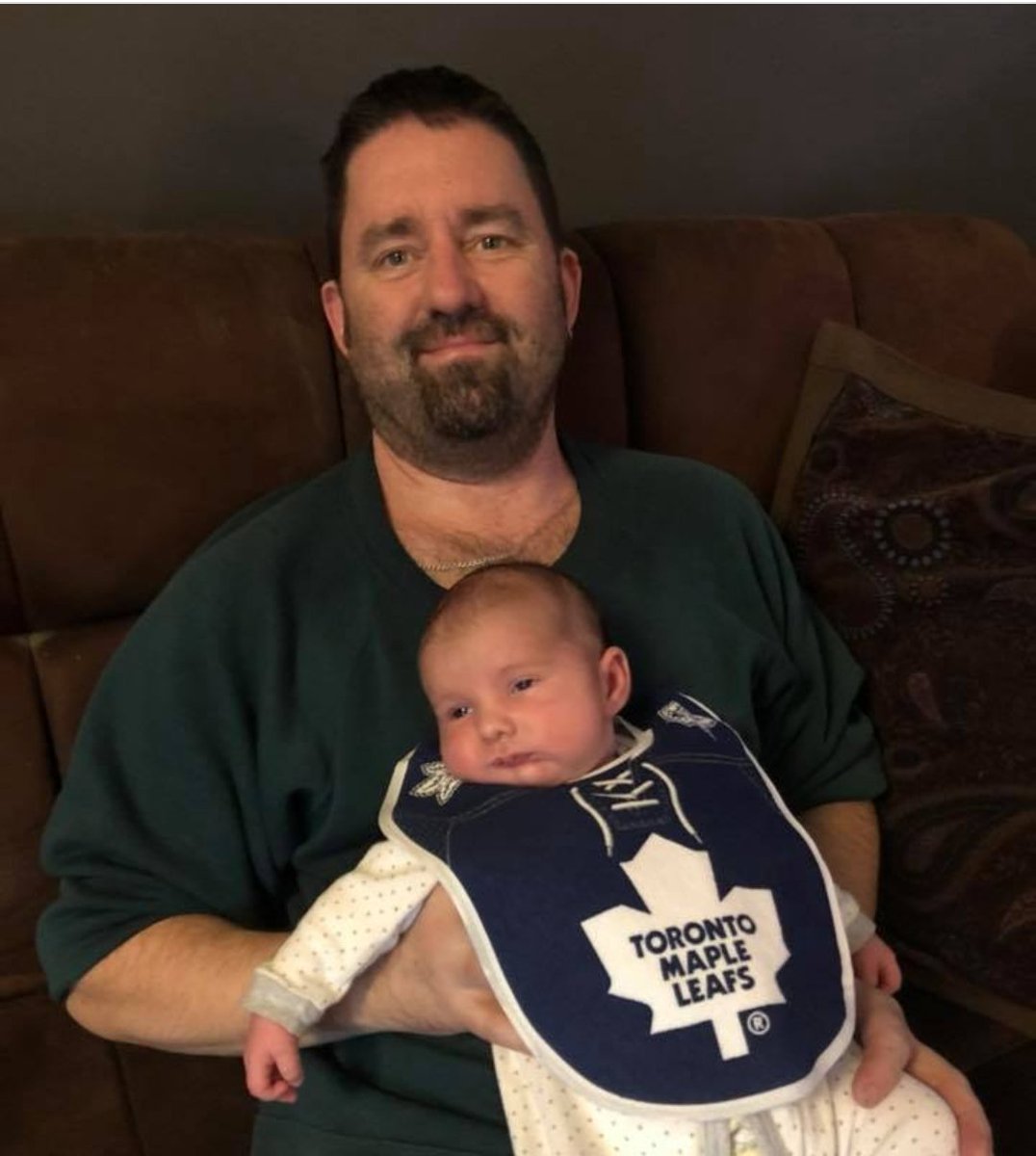 When mom, a <a href="/Senators/">Ottawa Senators</a> fan loses a bet to dad, a Leafs fan (no one's perfect). Even at a month old he doesn't look impressed.