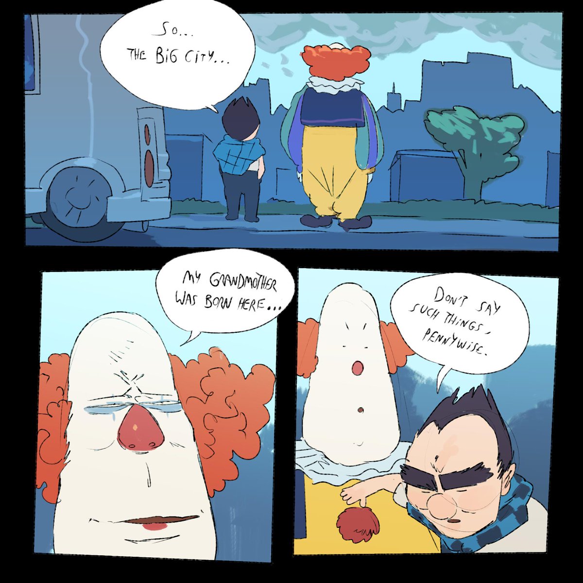 my old dnd characters, joelshoe and pennywise 