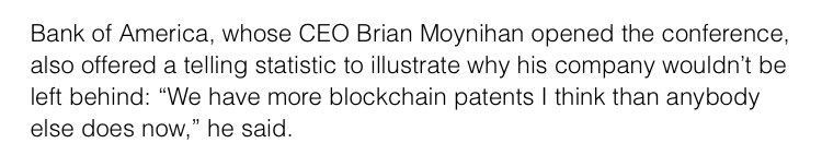 Onthe_Block's tweet image. Further proof that big institutions are investing in their own private #Blockchains @BofAPrivateBank