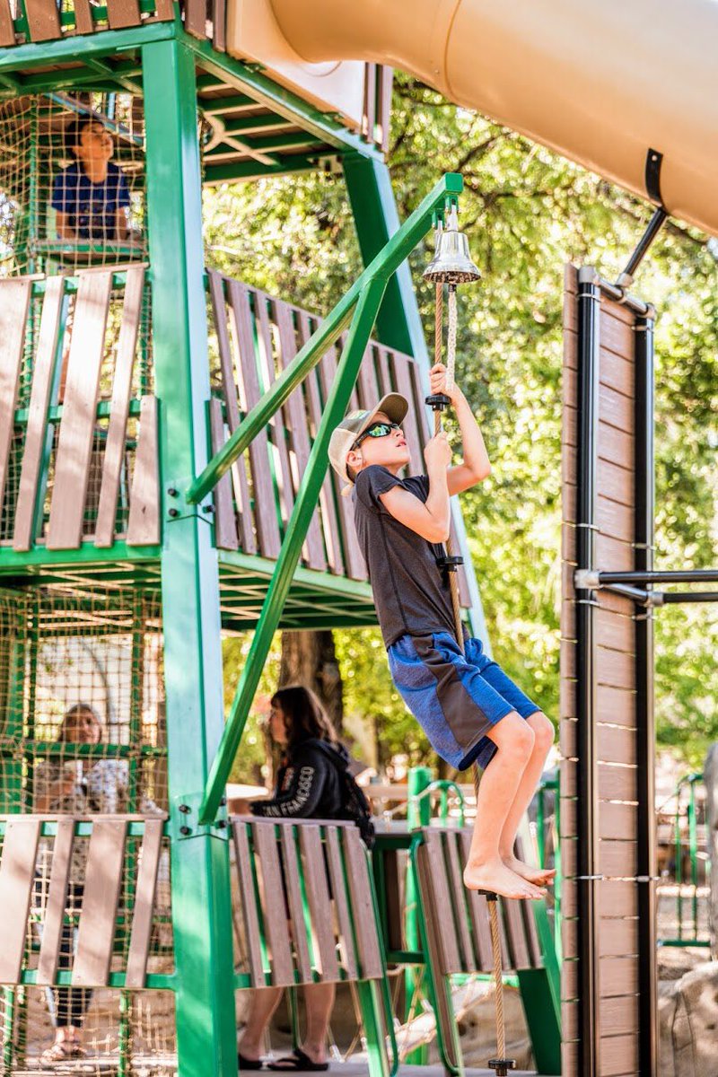 Ring in 🔔 a new week at Turtle Bay’s Forest Adventure Playground! Access is included with paid Park admission and always free for members. Learn more at turtlebay.org! #thisisredding #turtlebay #thisisturtlebay #reddingca