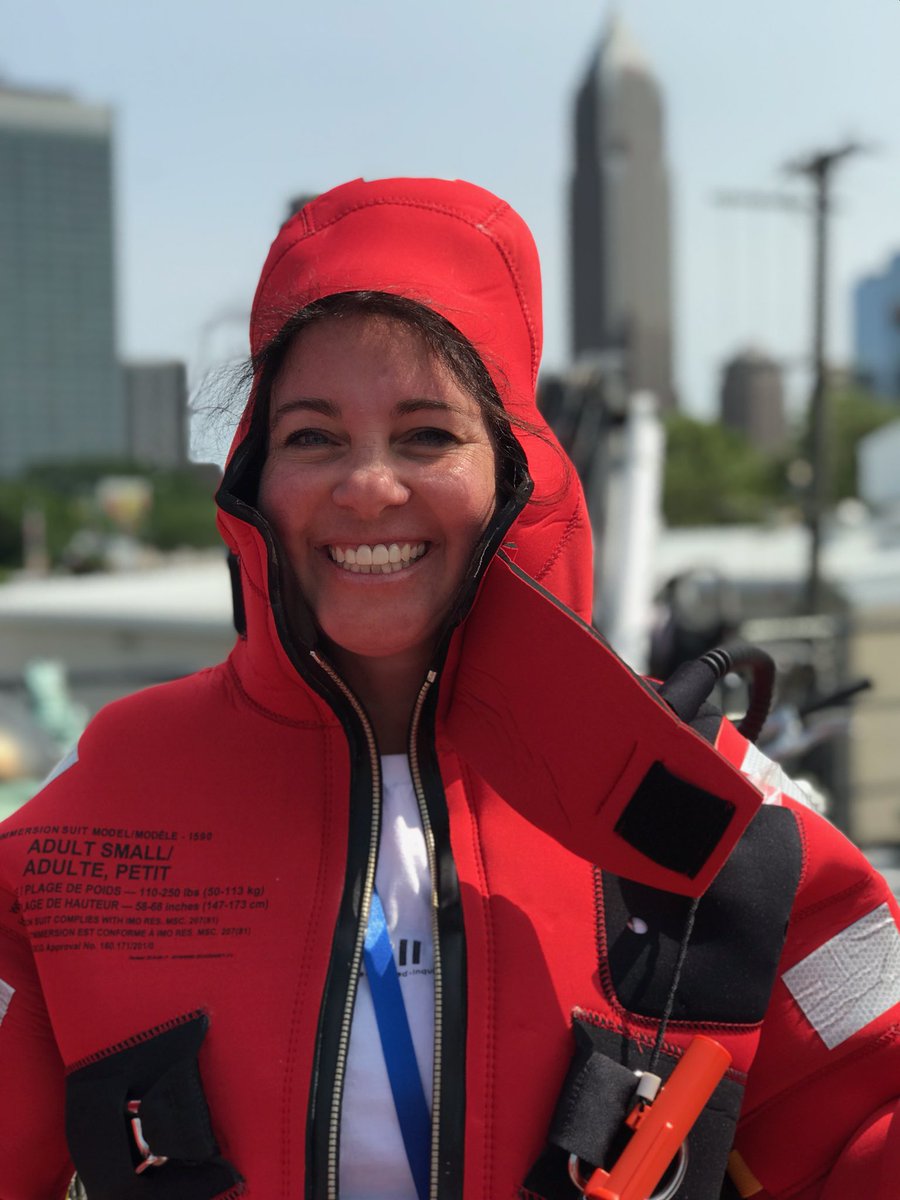 amy_boros's tweet photo. Survival suit @LakeGuardian #shipboardscience #SafetyFirst https://t.co/Y5WqurNKZ9