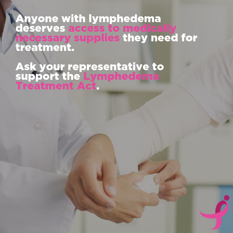 SusanGKomen's tweet photo. The @LymphedemaAct is a vital piece of federal legislation that aims to reduce out-of-pocket patient costs for compression supplies that serve as the main form of treatment for lymphedema. Join @KomenAdvocacy in our fight: https://t.co/AmRPWwPGr8 https://t.co/GVBA35vxi4