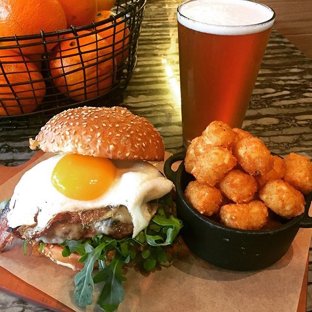 STOUTSeattle's tweet image. The Morning After Burger is perfect for your post holiday weekend!