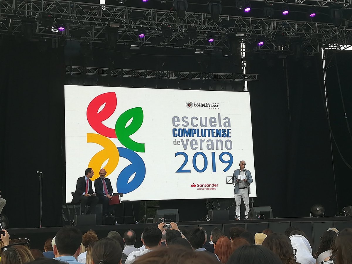 aarribasa's tweet photo. Inauguración oficial por parte de @jgoyache de la #ECV19 en @BotanicoUCM. Gran acogida y participación de n/#alumnadomotivado y #equipazodocente de #C34EducacionyNNTT @ecvente representado por n/directores @davalonso2000 y #EncarnaciónAracil. @fundacionucm @unicomplutense https://t.co/JOSMm5IXW1