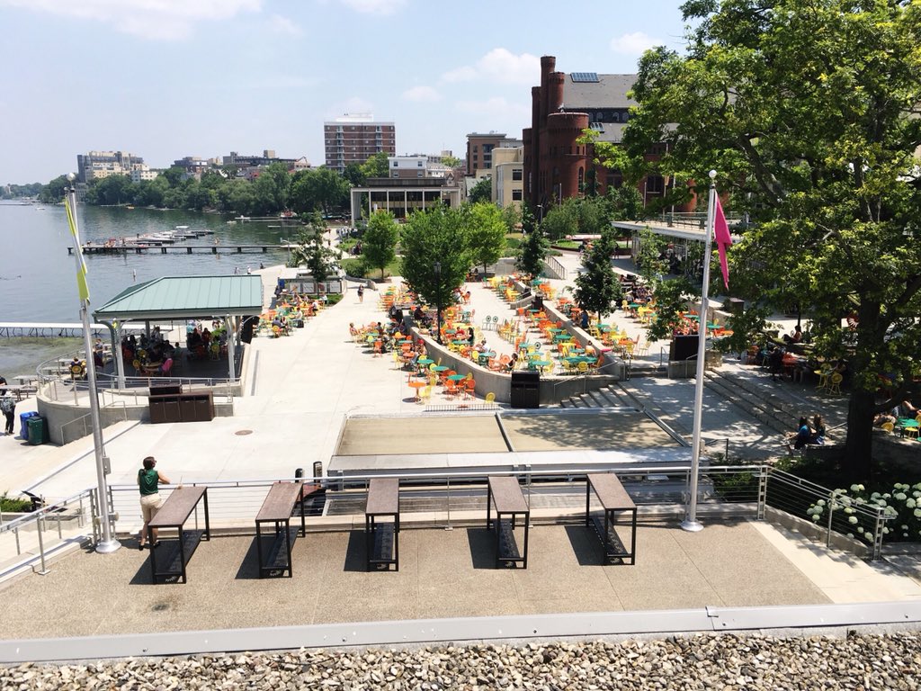 JSMPROP's tweet photo. One of the best parts of living downtown with JSM is being within walking distance to the #MemorialUnion Terrace! 🙌 https://t.co/LFwc2PuwST
