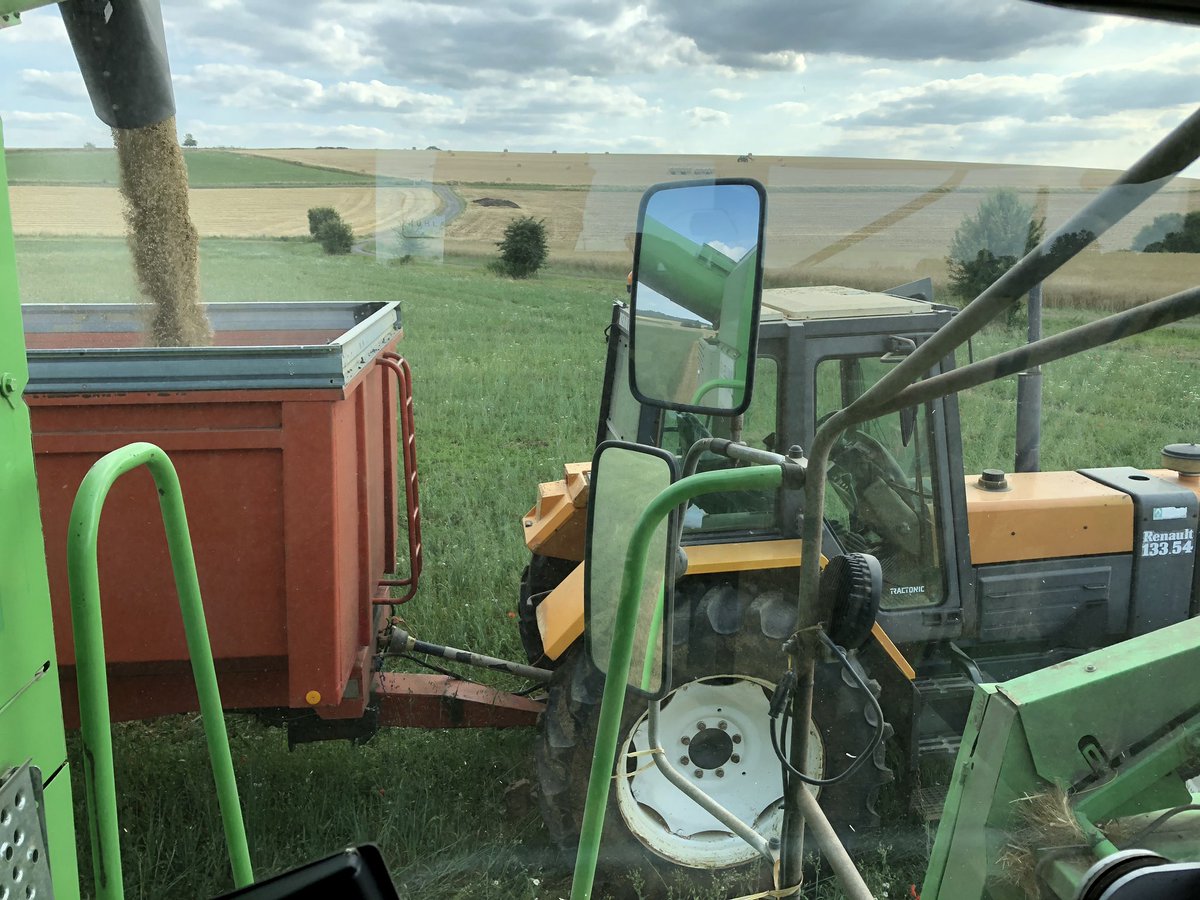 BADURAUX_j's tweet photo. 1ère journée de la #moisson2019 pour moi! de la belle #orge de #brasserie ingrédient incontournable d’une bonne bière 🍺
livraison direct au silo
#moissonEMC2 #ceuxquifontlescéréales https://t.co/XH8CxOyv1N