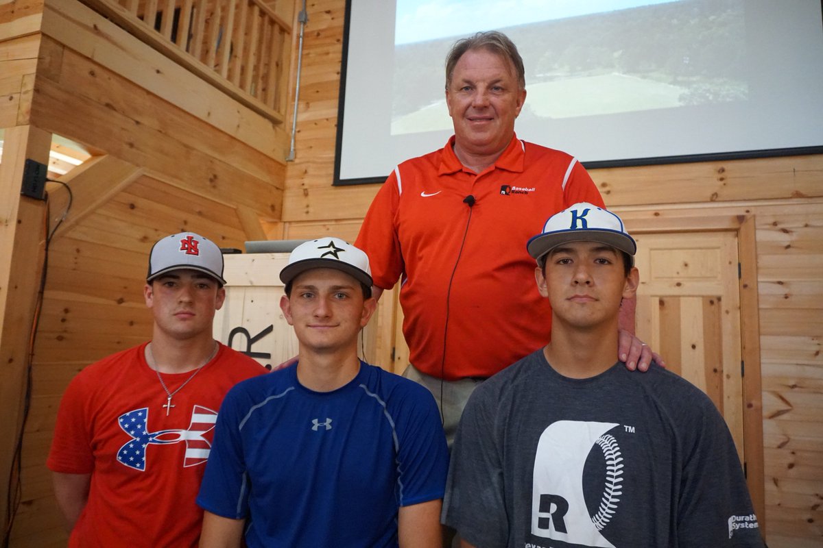 TXBaseballRanch's tweet photo. Congratulations to these 3 young men on becoming the newest members of our #90mph club. #BeUncomon #Ranchtastic https://t.co/lxQ8jKB53U