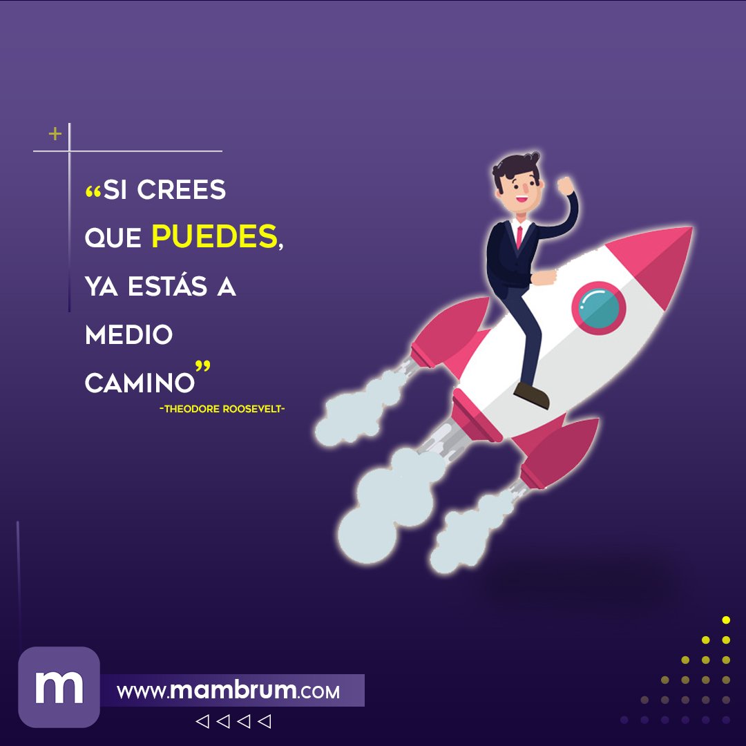 MambrumApp's tweet photo. Siempre cree en tus metas, ten la convicción de que puedes alcanzarlas. No hacerlo es decirte a ti mismo que nunca lo lograrás.

Si confías en ti mismo, estarás más cerca de lograr tus objetivos.

Síguenos en instagram: @mambrumapp https://t.co/GsX2k4zwjR