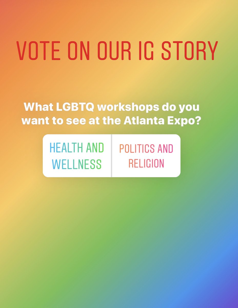 BlackWomensExpo's tweet photo. We are curating the workshops for the Atlanta Expo. What topics would you like workshops on? Please take part in todayβs poll. (More polls to follow). #bwe #shematters #shematters25 #poll #lgbtq #lgbtqatlanta #atlantapride https://t.co/xEdq1eHjnI