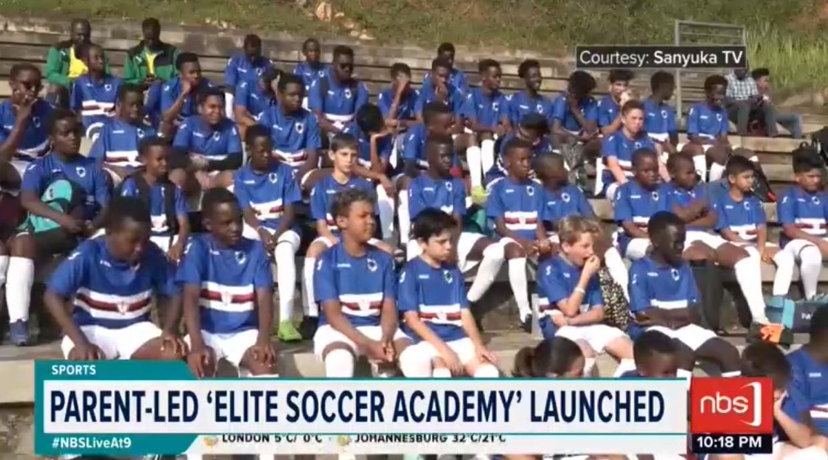 Nbs Television On Twitter Elite Soccer Academy Was Today Officially Launched At The Gems Cambridge International School Football Grounds Butabika The Academy Has Started With Over 50 Junior Footballers That Will Camp