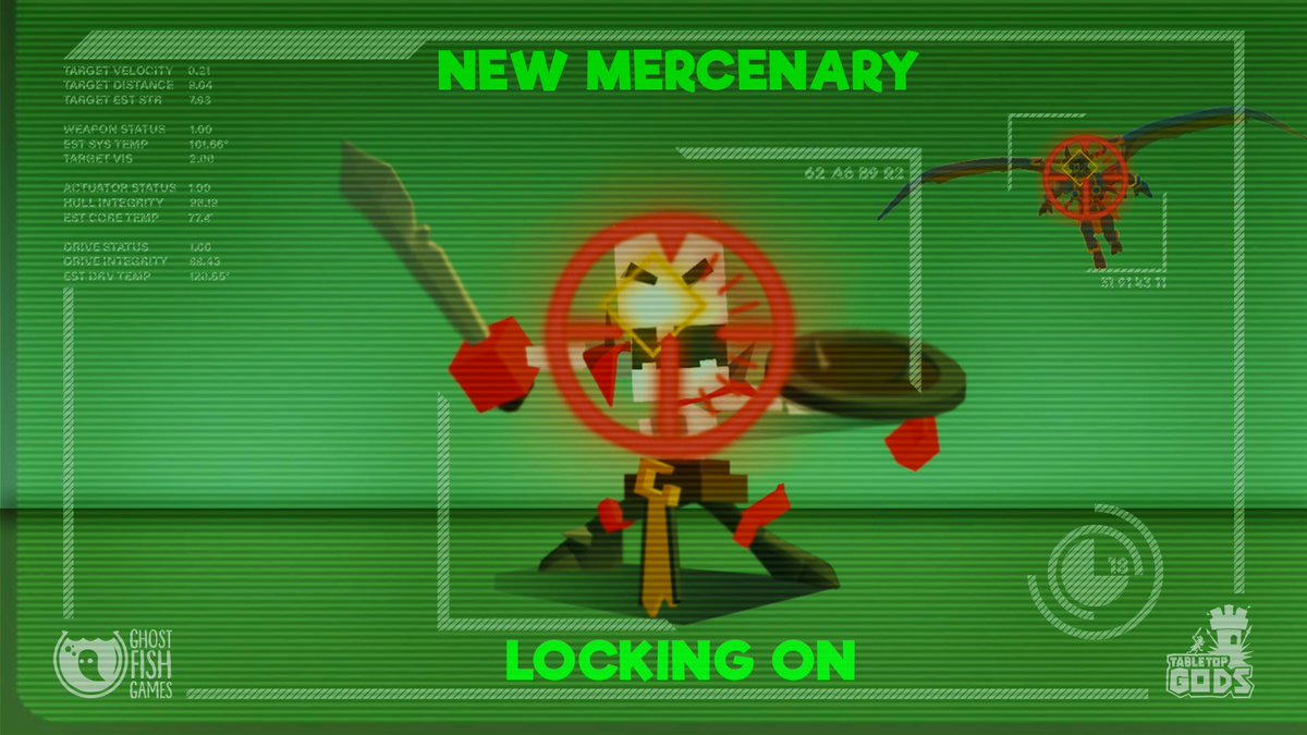 tabletopgods's tweet photo. Our newest mercenary is zeroing in! A brand new combatant is on its way and should be here soon. Stay tuned for more details later this week!

#tabletopgods #indiegamedev #newstuff #Update #pcgaming @steam_games @oculus @htcvive https://t.co/zxYeEvoiIb