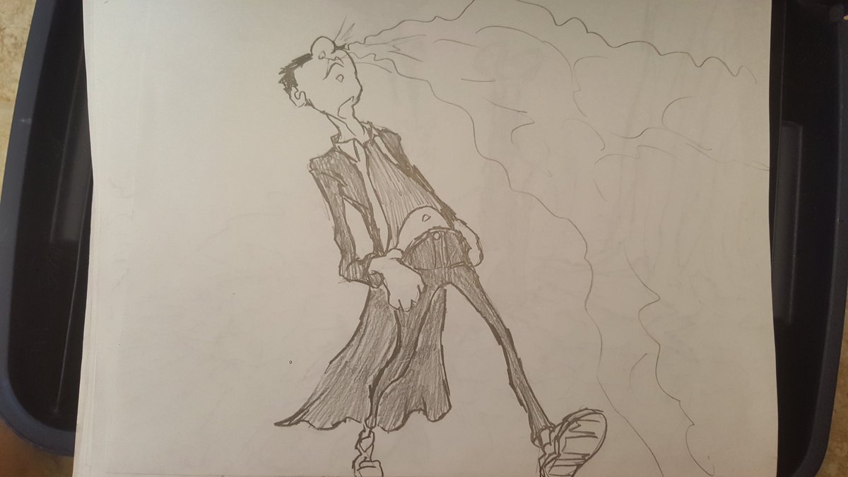 that little comic was from year 4 (goblet of fire?? not sure when in the arc lol my oldest brother was dm and had us go on a lot of off-book detours)
for OLD joelshoe here's art from year 1