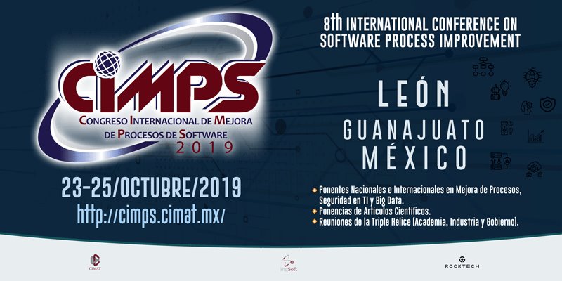ConferenceCIMPS's tweet photo. Con el objetivo de impulsar el desarrollo integral de una cultura de innovación y competitividad dentro de las organizaciones de desarrollo de software, CIMPS te invita a formar parte de la 8va edición del 23 al 25 de octubre. #CIMPS #CIMPS2019 https://t.co/fLQBazKwf7