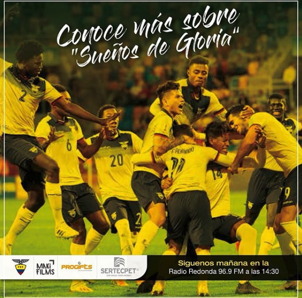 MakiFilmsEc's tweet photo. ¿Quieres conocer más sobre nuestro documental? Acompáñanos este lunes 8 en Fútbol FM junto a Soledad Rodríguez @sol_deportiva a partir de las 14:30
#futbol #ecuador #tri #tricolor #minitri #muchachos #ejemplo #trabajo #seleccionecuador #rodaje #documental https://t.co/mw7OsMvYu1