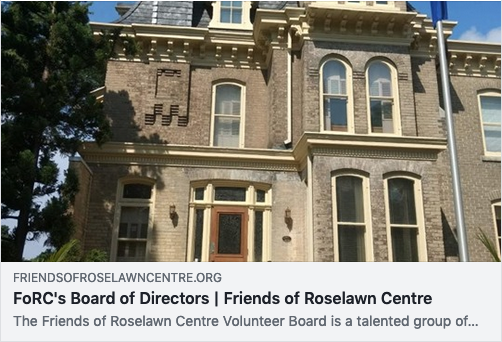 Meet the volunteer Board of the Friends of Roselawn Centre! friendsofroselawncentre.org/forcs-board-of…