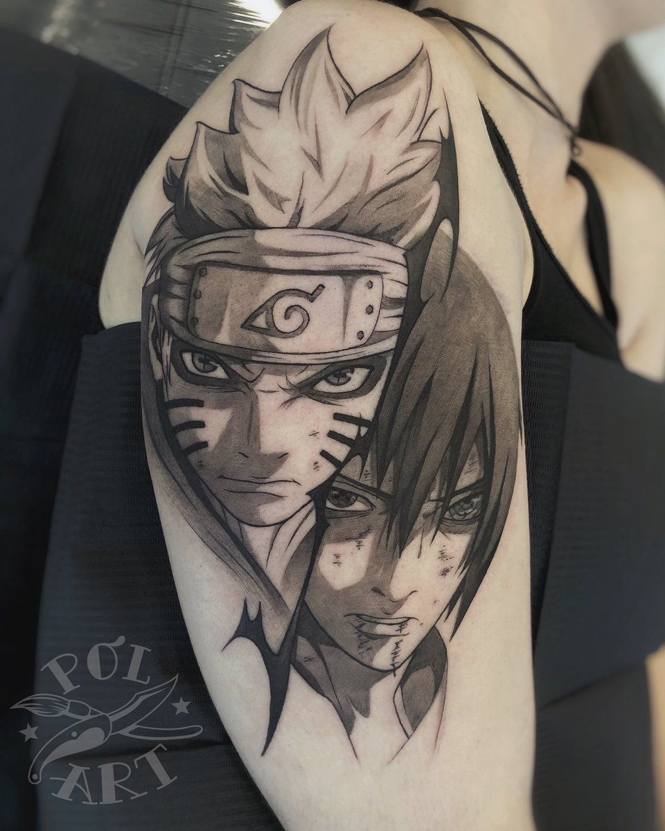 Pol_tattoo's tweet photo. うちはサスケ 🔥  うずまきナルト

Muy contento con el resultado ☺️ espero que os guste. https://t.co/n2ZQkBAjkU
