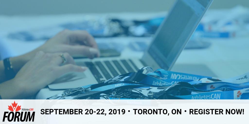 AthletesCAN's tweet photo. 📢 ATTN #CDNAthletes 📢

2019 AthletesCAN Forum registration is officially OPEN! 

📍Toronto, ON
📅 Sept. 20-22
👥 Athlete Reps &amp; Sport Leaders 
📖 #AthleteRights, #SafeSport + more!
✍️Register now: https://t.co/4D9Gw4h2mD

Early Bird rates in effect until July 31st! https://t.co/rnuw7gTICU