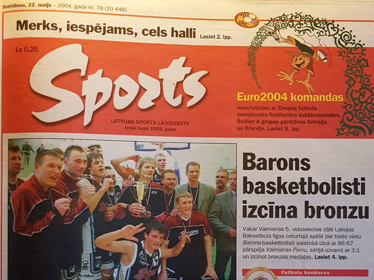27. jūlijā Saulkrastos BK "Barons" bronzas medaļu 15. gadadienas svinības!  facebook.com/SaulkrastuKokt…