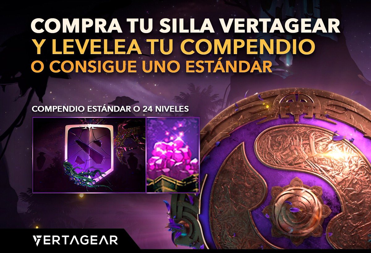 Por el Cyber WoW, además de los descuentos en toda nuestra tienda, llévate cualquiera de estos regalos:

Compendio Estándar de Dota 2 o 24 Niveles.

#vertagearperu #comodidad #gamer #gaming #sillagamer #videogames #cyberwow #dota2 #compendio