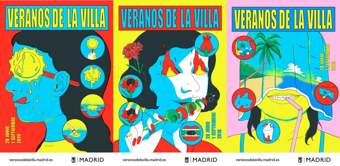 La semana pasada ya empezaron los famosos Verano de la Villa en <a href="/MADRID/">Ayuntamiento Madrid</a> y con ello sus carteles firmados por Cristina Daura y Nuria Úrcula. 
#nosencanta #spanishdesign #diseñoespañol #diseño #design #graphicdesign #diseñografico #illustration #artdirection #posterdesign